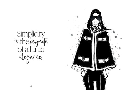 Words From A Fashion Icon: Coco Chanel By Megan Hess
