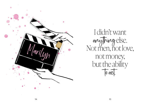 Words From A Fashion Icon: Marilyn Monroe By Megan Hess
