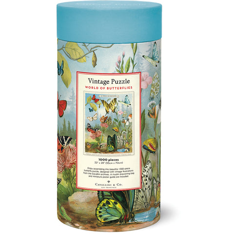 World of Butterflies Puzzle - Cavallini