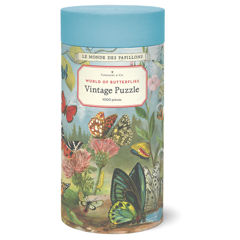 World of Butterflies Puzzle - Cavallini