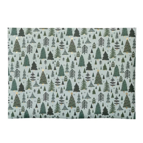 Wrapping Paper Sheets - Christmas Trees
