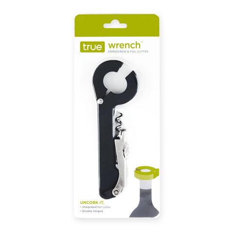 Wrench™ 2-in-1 Wine Bottle Corkscrew & Foil Cutter