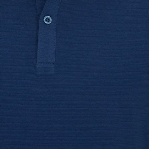 Zander Long Sleeve Polo - Washed Navy