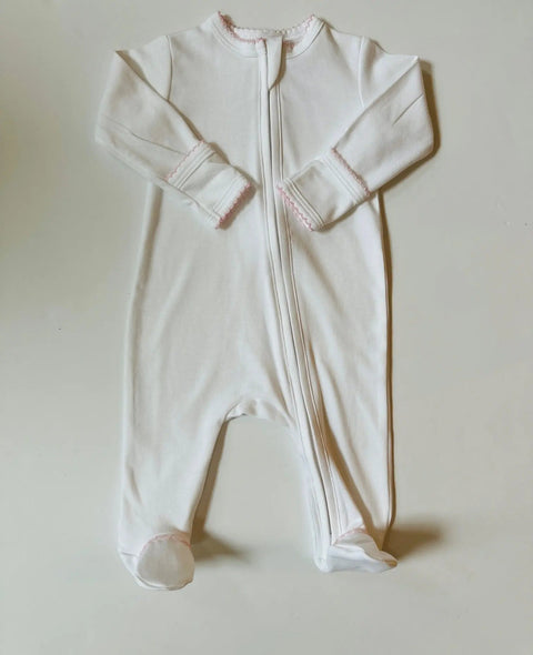 Stroller Society Pima Cotton Zipper Footies Infant Apparel - Stroller Society