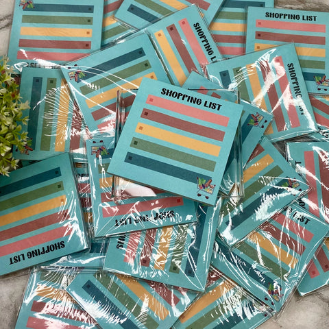 Shopping List Sticky Notes