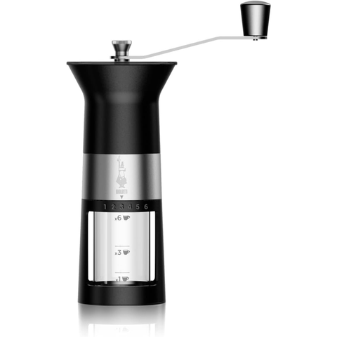 Bialetti Manual Coffee Grinder Steel Black