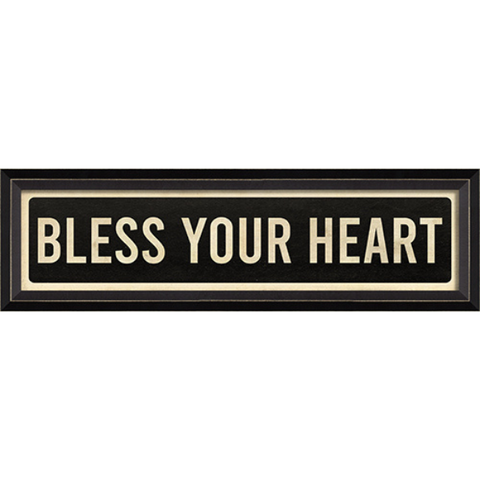 Bless Your Heart Street Sign Wall Art - Spicher & Co.