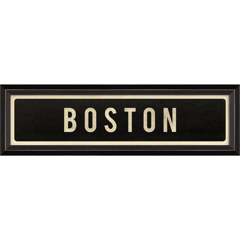 Boston Street Sign Wall Art - Spicher & Co.