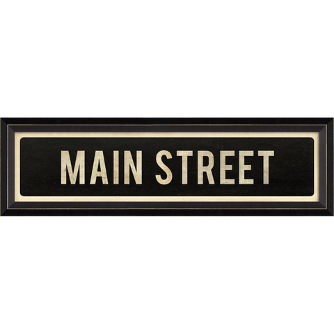 Main Street Sign Wall Art - Spicher & Co.