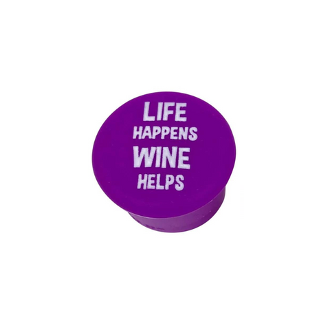 Life Happens Wine Helps Wine Cap - CapaBunga®