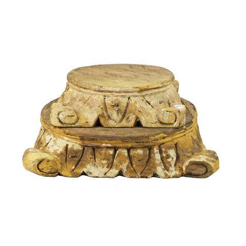 Carved Pillar Base, Large