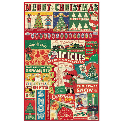Cavallini Vintage Christmas Puzzle