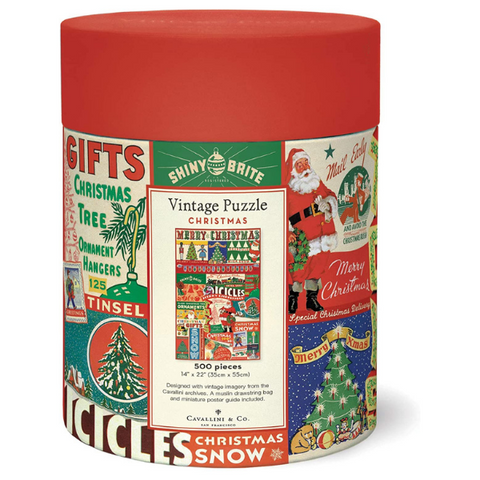 Cavallini Vintage Christmas Puzzle