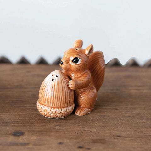 Squirrel + Acorn Salt And Pepper Set