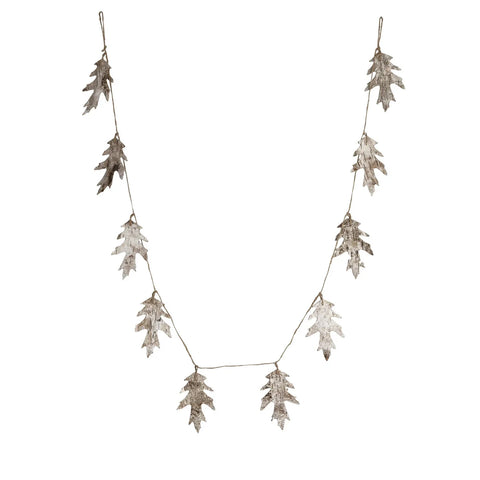 Birch Bark Oak Leaf Garland