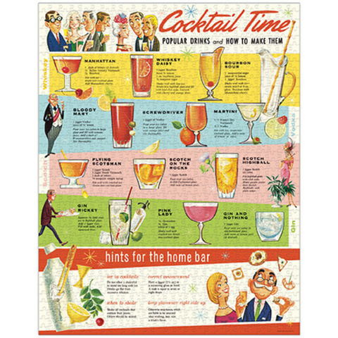 Cavallini Cocktails Puzzle