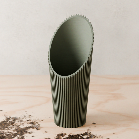 Cylindrical Soil Scoop