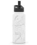 Easton Map Insulated Hydration Bottle, White