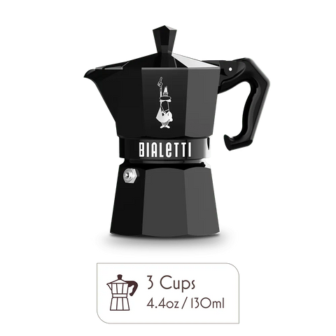 Bialetti Exclusive Moka Pot Italian Coffee & Stovetop Espresso Make, 3 Cups