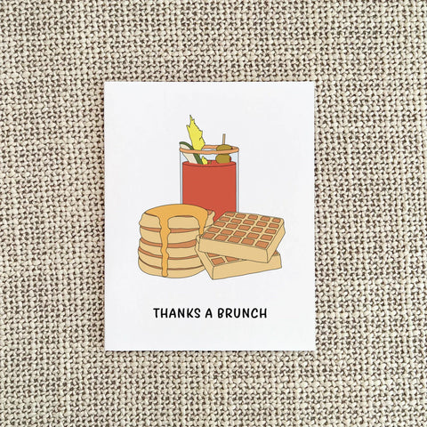 Brunch Thank You Card - Nine Two Design