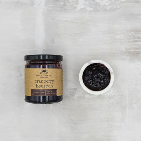 Finch + Fennel Cranberry Bourbon Preserves