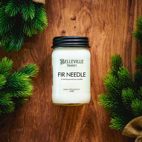 Fir Needle Belleville Market Signature Candle