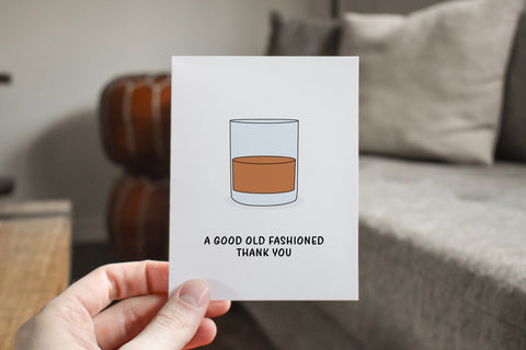 A Good Old Fashioned Thank You Greeting Card