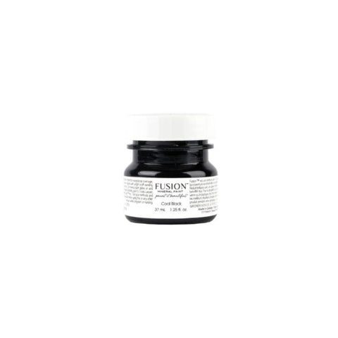 Coal Black - Fusion Mineral Paint, Tester 1.25oz/37ml