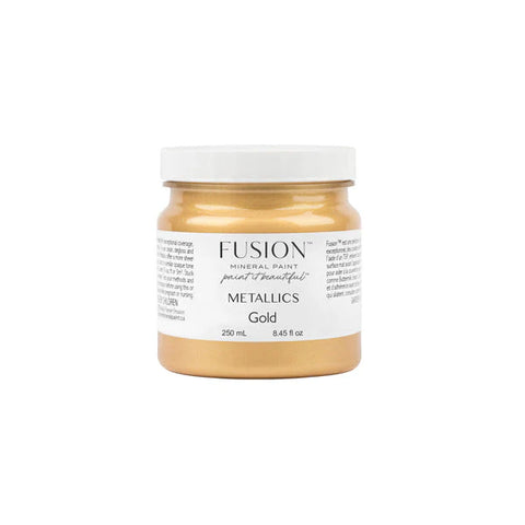 Gold Metallic Paint - Fusion Mineral Paint, Tester 1.25oz/37ml