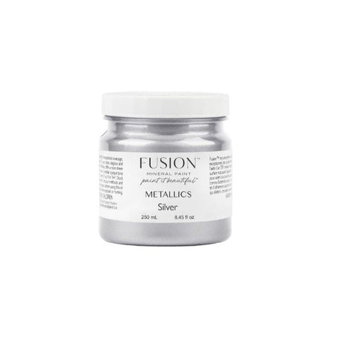 Silver Metallic Paint Fusion Mineral Paint