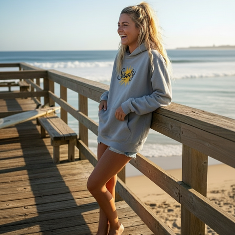 Star Burst Relaxed Hoodie Sweatshirt - Sooty Venture Co.