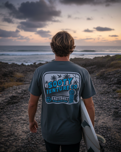 East Coast Tiki Tee - Sooty Venture Co.