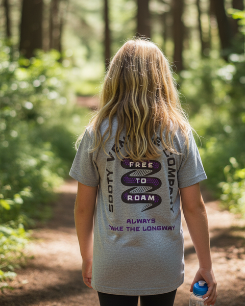 Youth Free To Roam Tee - Sooty Venture Co.