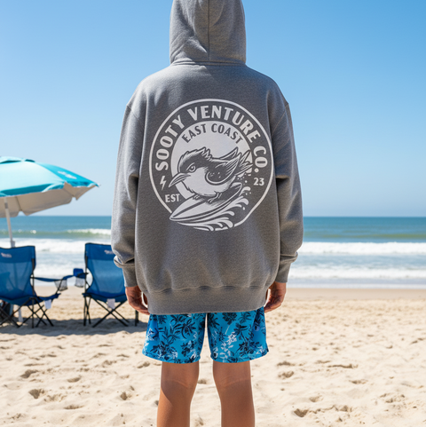 Youth Sooty Surf Hoodie Sweatshirt - Sooty Venture Co.