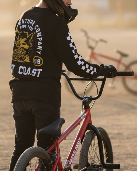 Youth Ride Free Long Sleeve Tee - Sooty Venture Co.