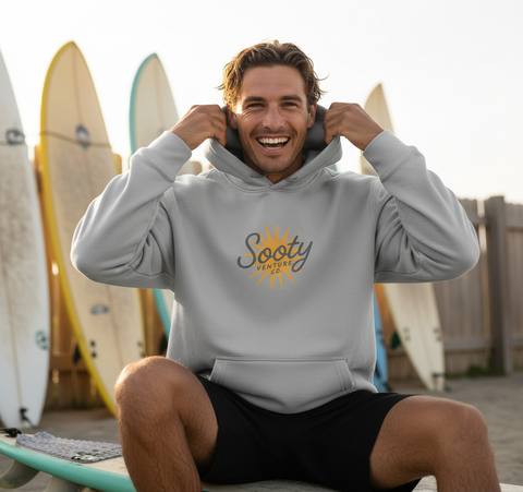 Star Burst Relaxed Hoodie Sweatshirt - Sooty Venture Co.