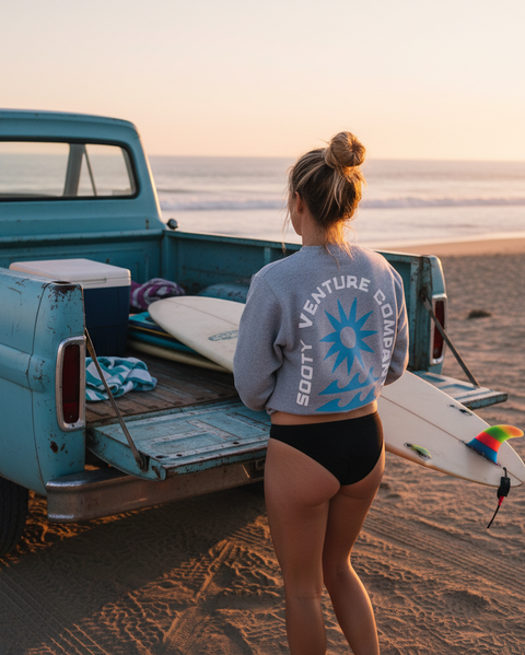 Shoreline Crew Sweatshirt - Sooty Venture Co.