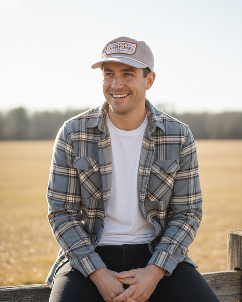 Sooty Patch Snap Back Rope Hat - Sooty Venture Co.