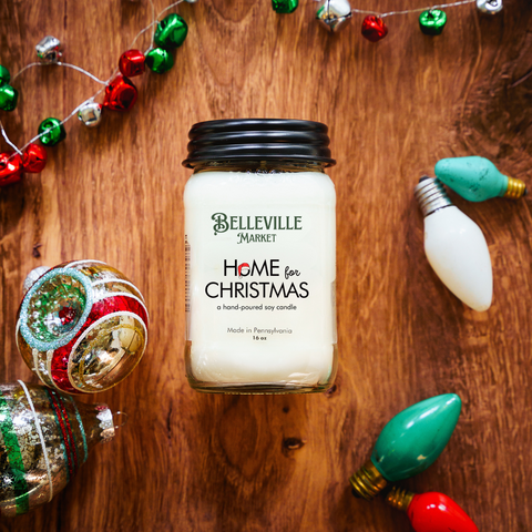 Home For Christmas Belleville Market Signature Candle