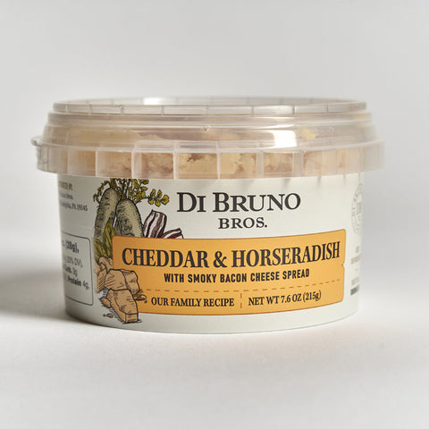 Di Bruno Bros. Cheddar & Horseradish with Smoky Bacon Cheese Spread