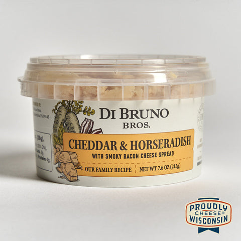 Di Bruno Bros. Cheddar & Horseradish with Smoky Bacon Cheese Spread