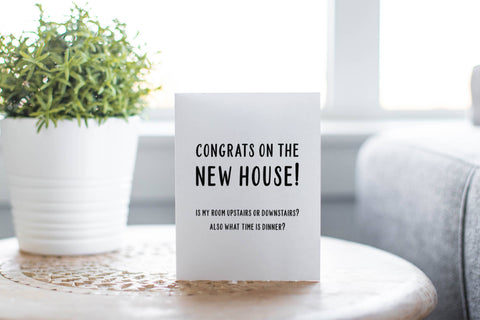 New House Greeting Card - Nine Two Design