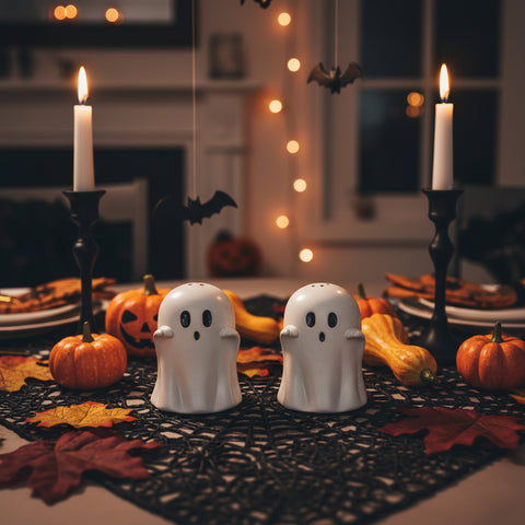 Ghost Shaped Salt & Pepper Shakers
