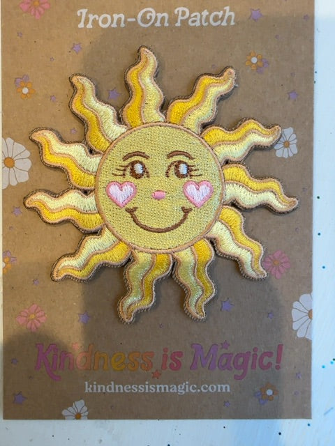 Sun Patch, 3" x 3", yellow