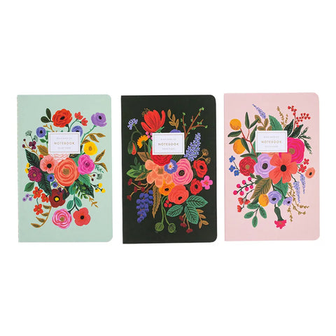 Garden Party Set of 3 Assorted Notebooks - Rifle Paper Co