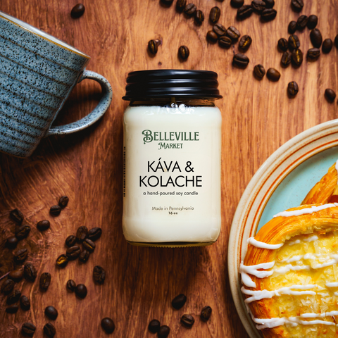 Kava & Kolache Belleville Market Signature Candle