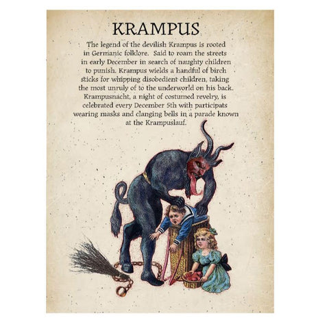 Krampus, 18 x 24 inches kitchen towel