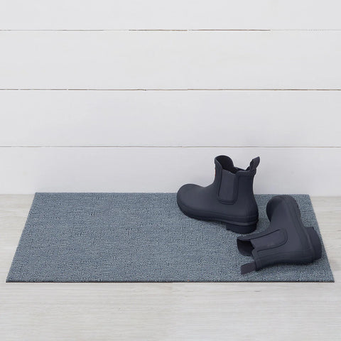 Chilewich Martha by Martha Stewart Heathered Shag Mats - Sea