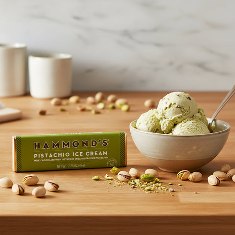 Hammond's Chocolate Bar - Pistachio Ice Cream
