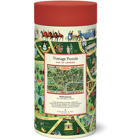 London Map Puzzle - Cavallini